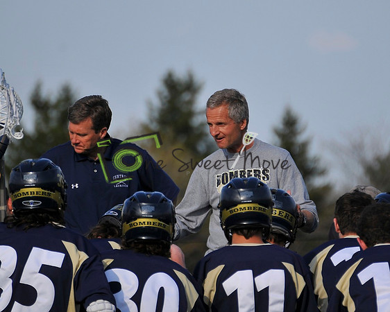 Coach Jeff Long with his Ithaca team